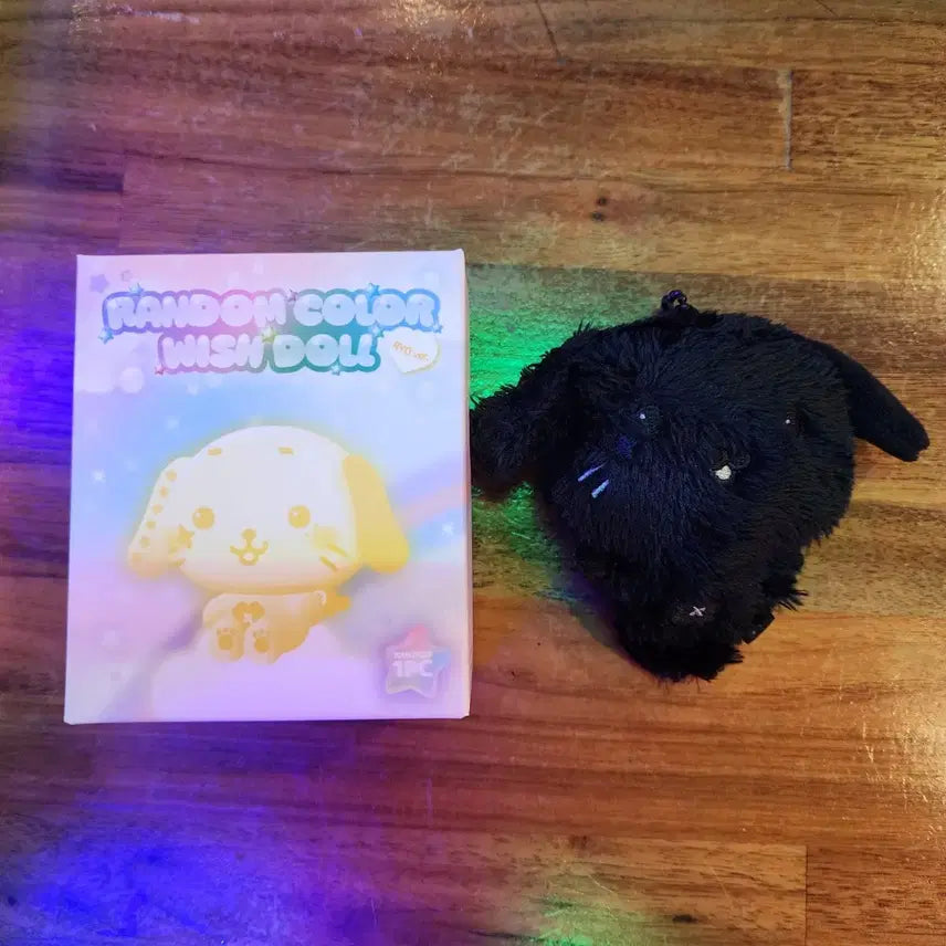 (미개봉품) 엔시티위시 컬러 팝업 엠디 랜덤 위시돌 인형 료 스페셜 검정