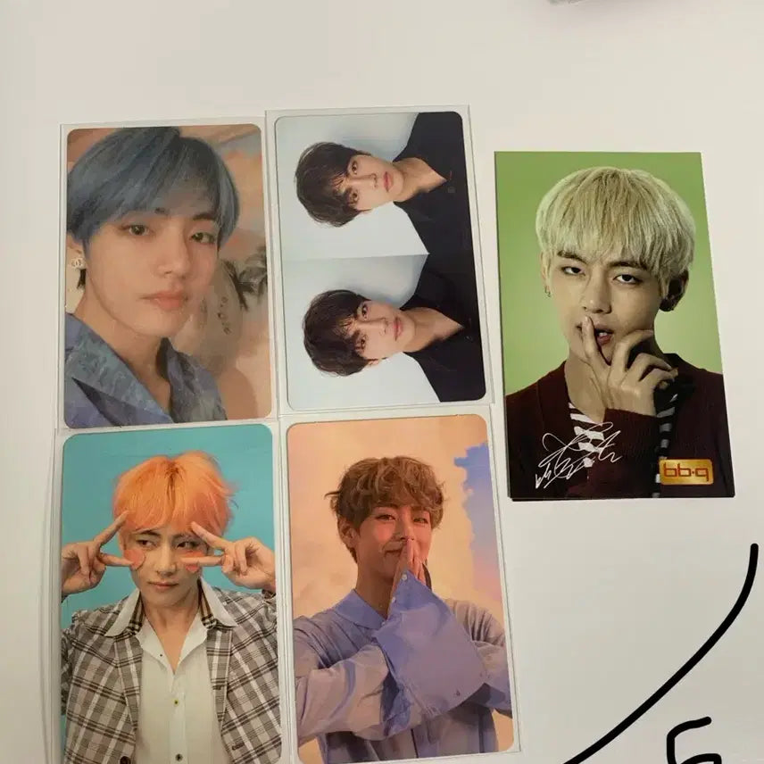 방탄소년단 뷔 bts v 럽유셀 맵솔페르소나 포카 포토카드 태형