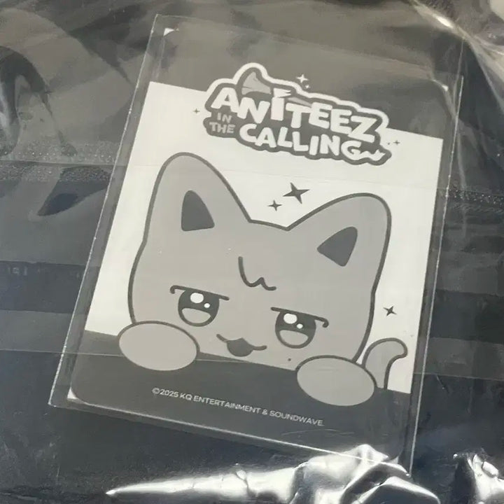 에이티즈 애니티즈 우요냥 얼굴 파우치백