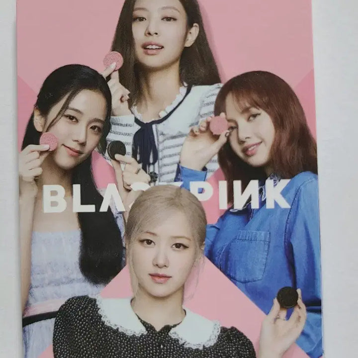10장 일괄) 한정판 블랙핑크 오레오 포토카드
