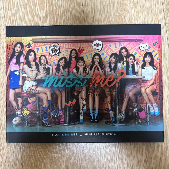 아이오아이 miss me? 친필싸인앨범 CD 비매 품