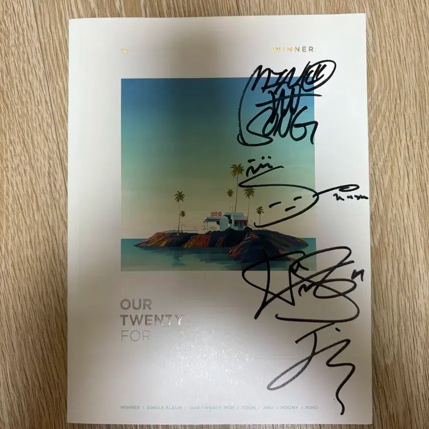 WINNER Our Twenty For 친필 싸인 앨범 CD 비매 품
