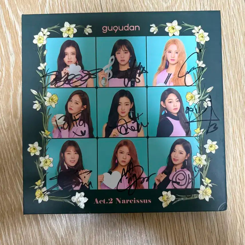 구구단 Act.2 Narcissus 친필 사인 앨범 CD 비매 품