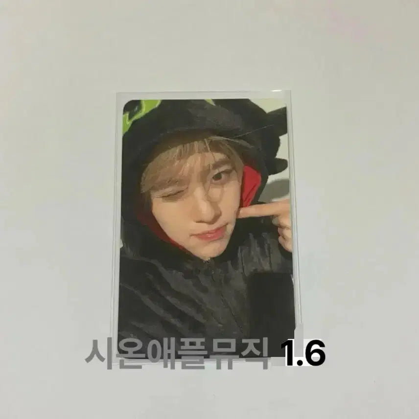 엔시티위시 시온 애플뮤직 럭키드로우 포토카드