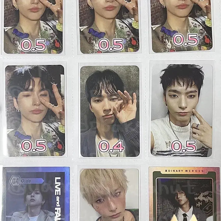 엑디즈 빌런즈 트슛 베타 클베 헤어컷 립앤폴 뷰마 포카 특전