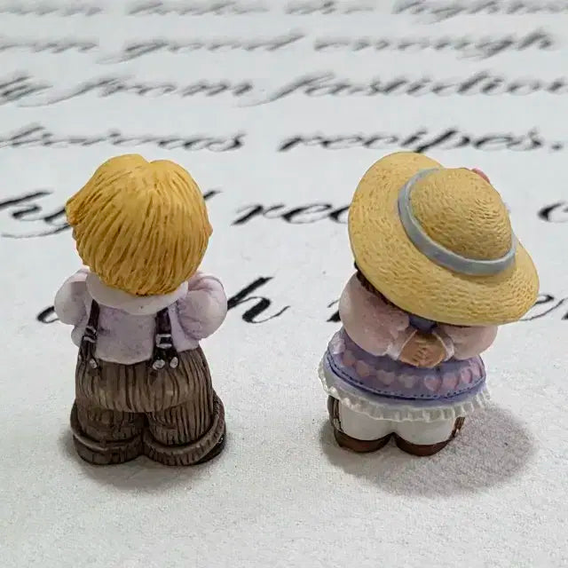 홀마크 소년/소녀 커플 미니 피규어 세트