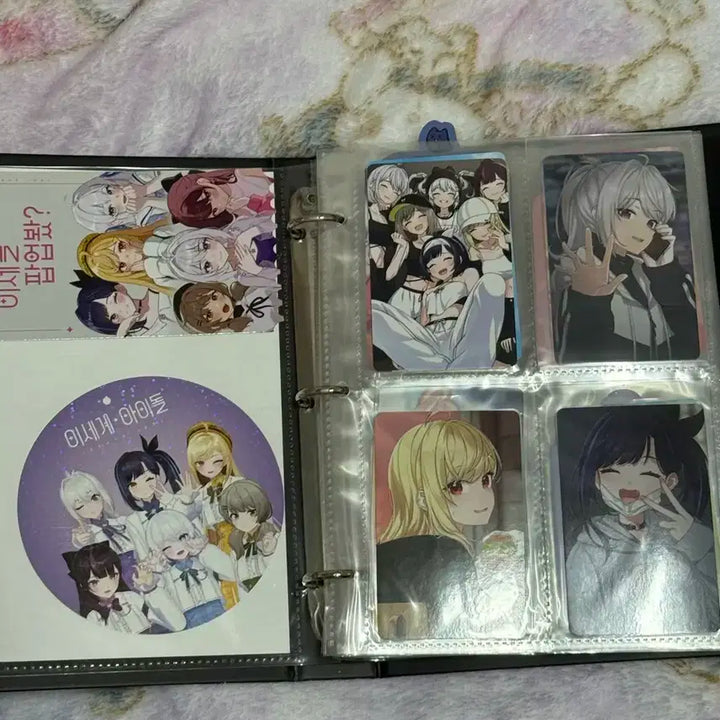 이세계아이돌 이세돌 이세팝 바인더 포카, 북마크, 뱃지, 스티커