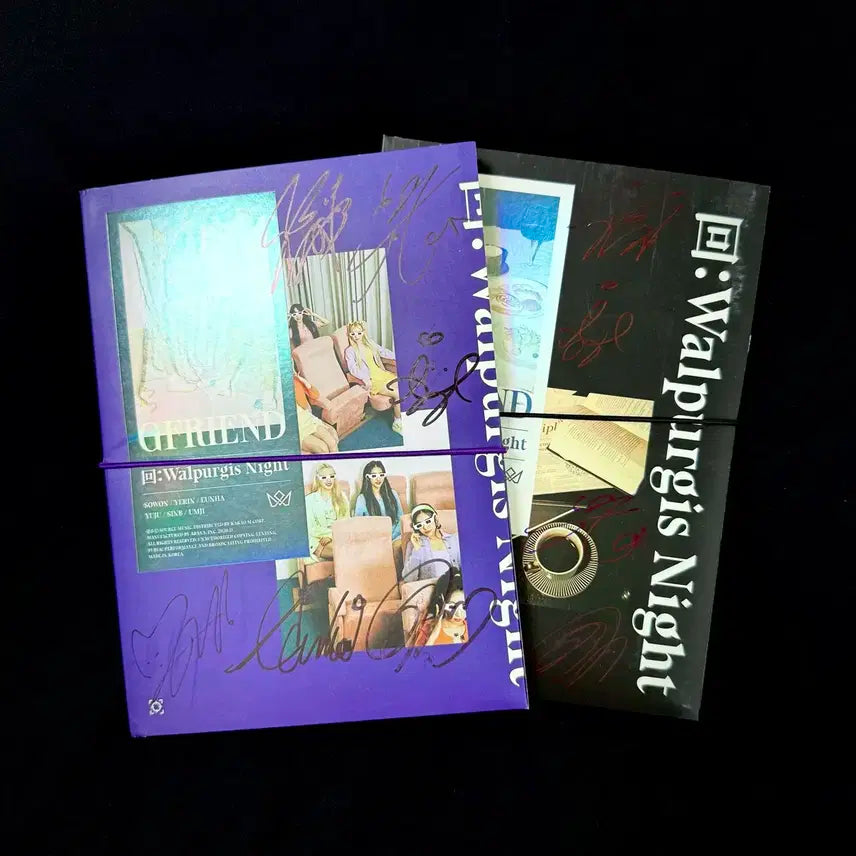 여자친구 싸인 앨범 (검정)