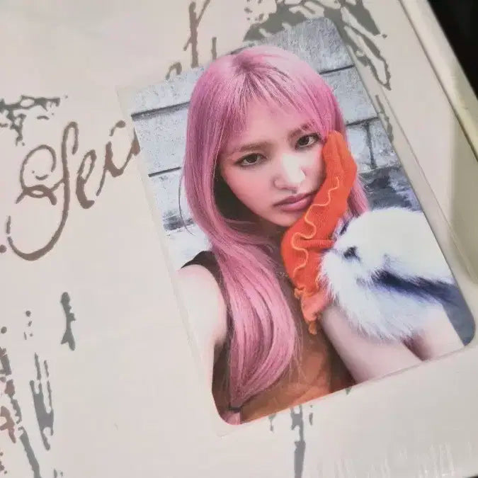 아이브 리즈 특전 포토카드 한정반 위드뮤