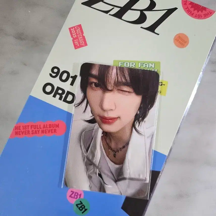 제베원 1집 위드뮤 포토북 럭드 윙크 한유진