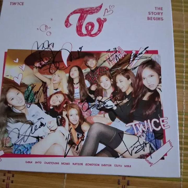 트와이스  Story Begins  싸인앨범