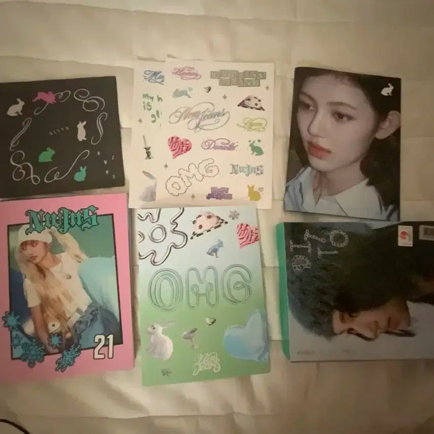뉴진스 omg&ditto message card