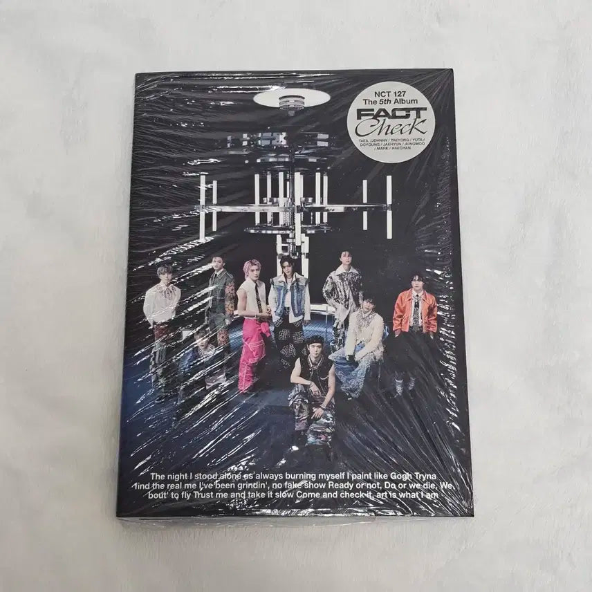 미개봉) 엔시티127 팩트체크 포토북 샹들리에