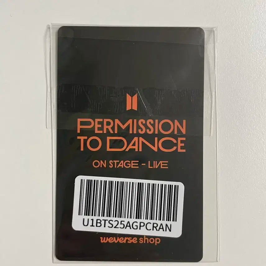 (미개봉 새것) 방탄 퍼투댄 라이브앨범 위버스특전 지민 포카 방탄포카