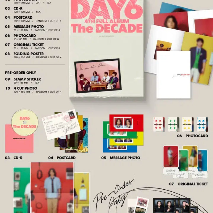 데이식스 the decade 앨범 일반