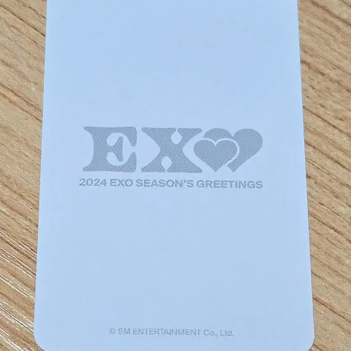 EXO 엑소 도경수 디오 (D.O.) 2024 시즌그리팅 포카