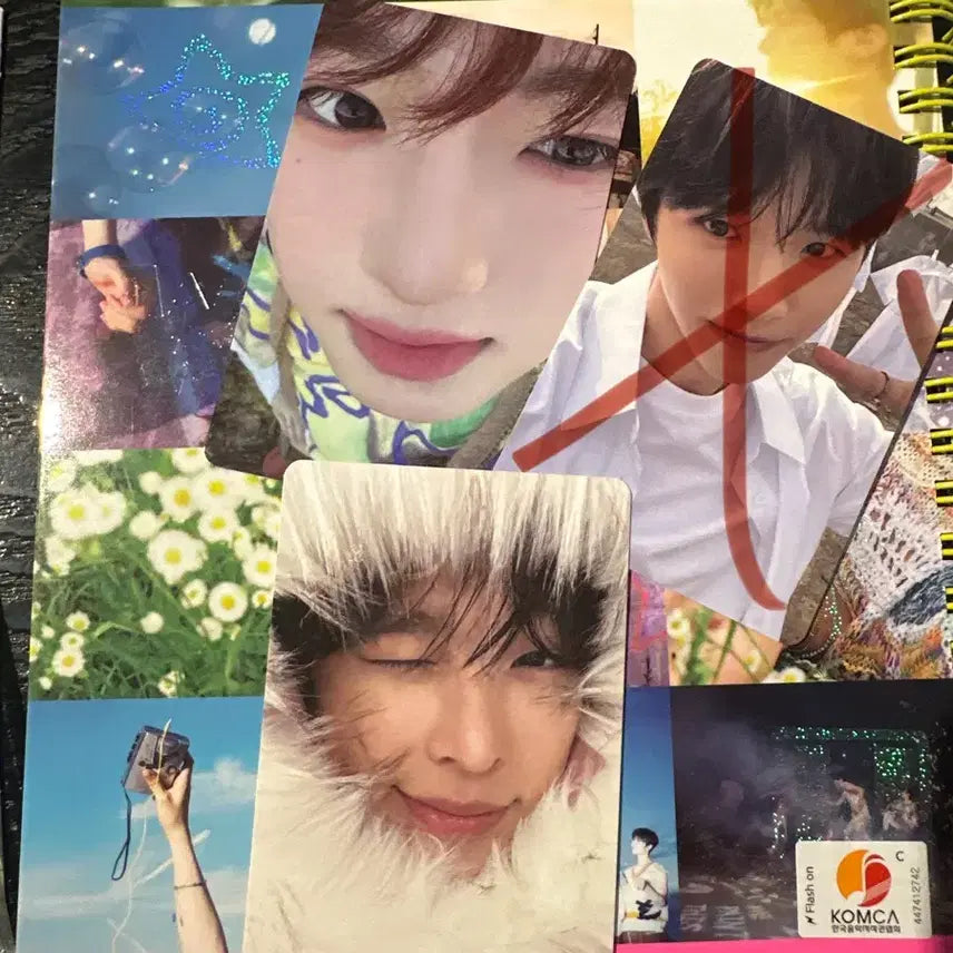 컬러 포토북 앨포 + 초회한정반 포카 미라클 리쿠 사쿠야 팝니다