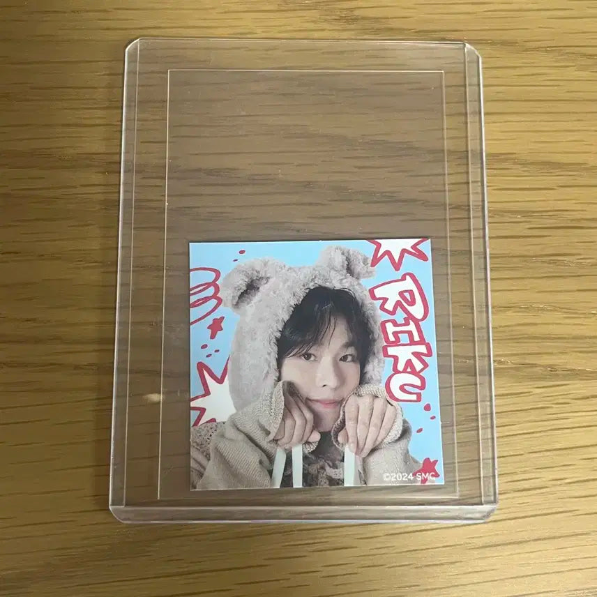 엔시티 위시 리쿠 일본 팬클럽 회지 특전 스티커