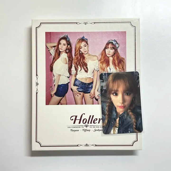 태티서 할라 holler 앨범 + 태연 포카
