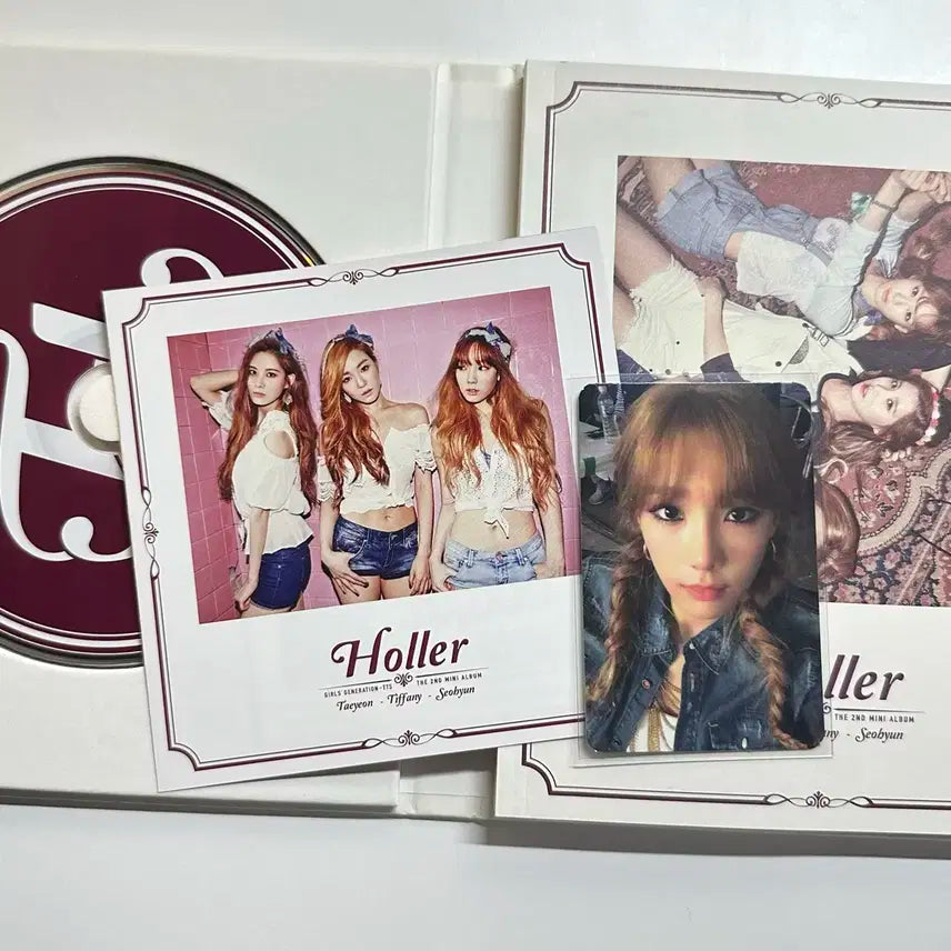 태티서 할라 holler 앨범 + 태연 포카