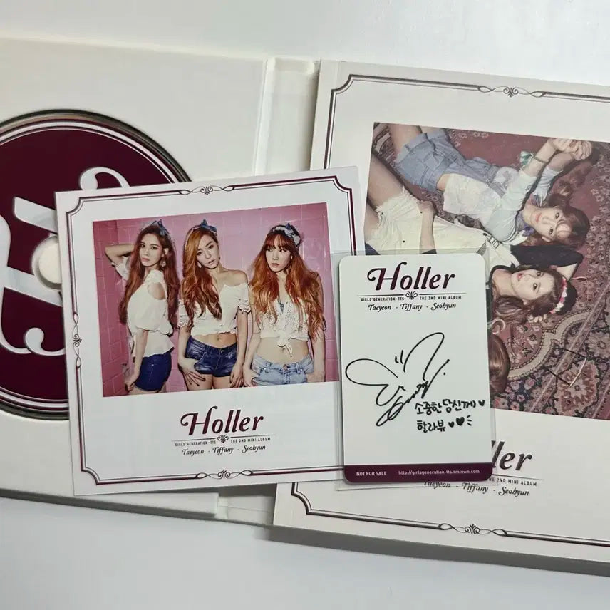 태티서 할라 holler 앨범 + 태연 포카
