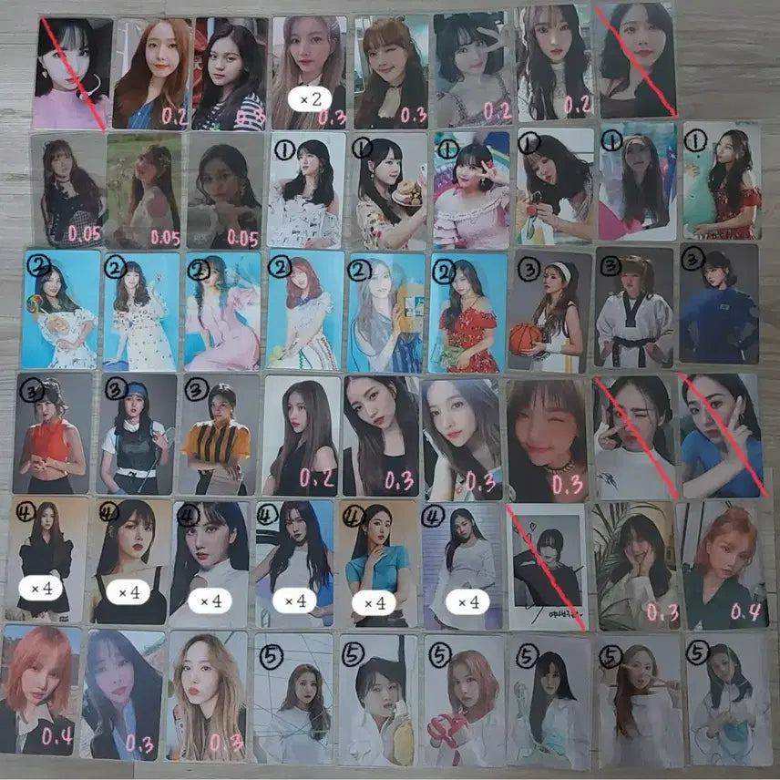 탈덕처분 싸게 팔아요(여자친구 비비지 유주 포카)