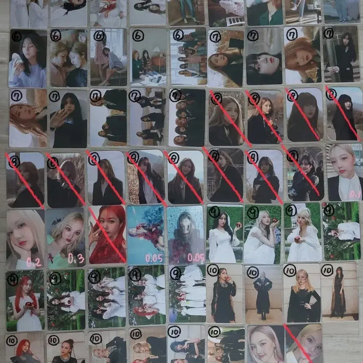 탈덕처분 싸게 팔아요(여자친구 비비지 유주 포카)