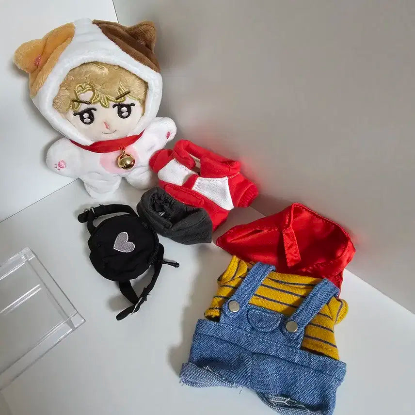 방탄 지민 인형 찌미짱 옷 포함 세트 일괄 양도 10cm