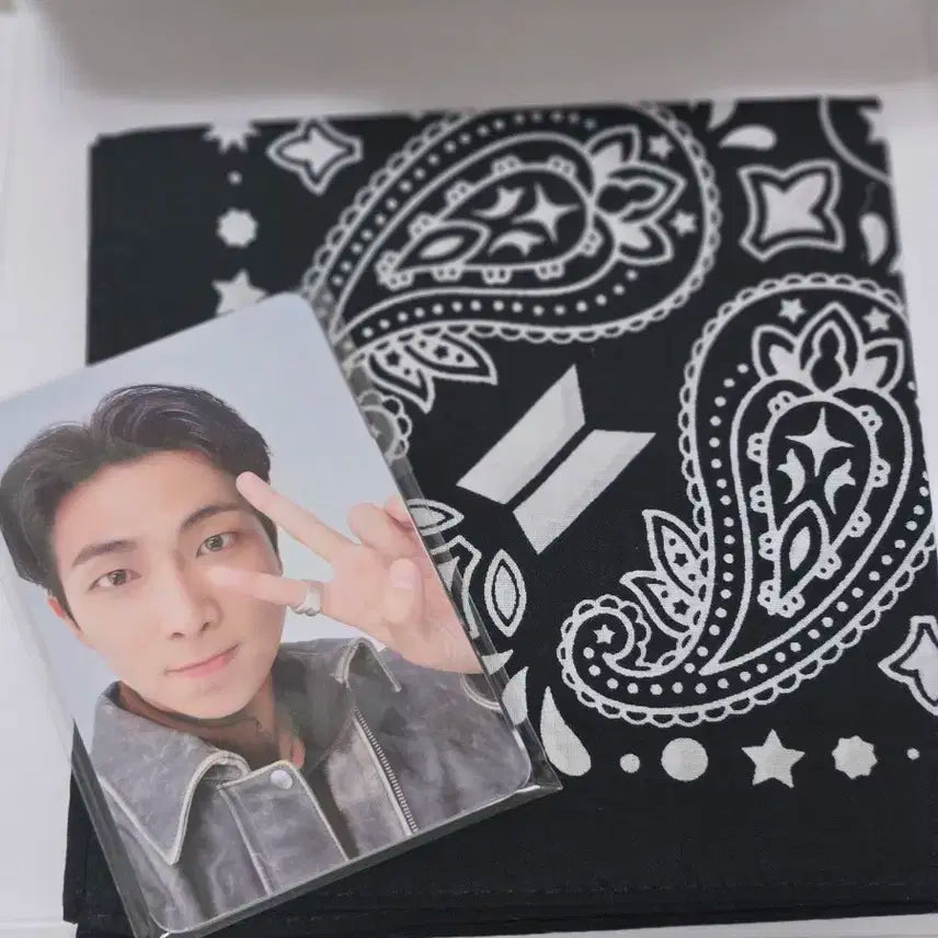 반택포) 방탄 bts 아미존 포카+반다나 세트