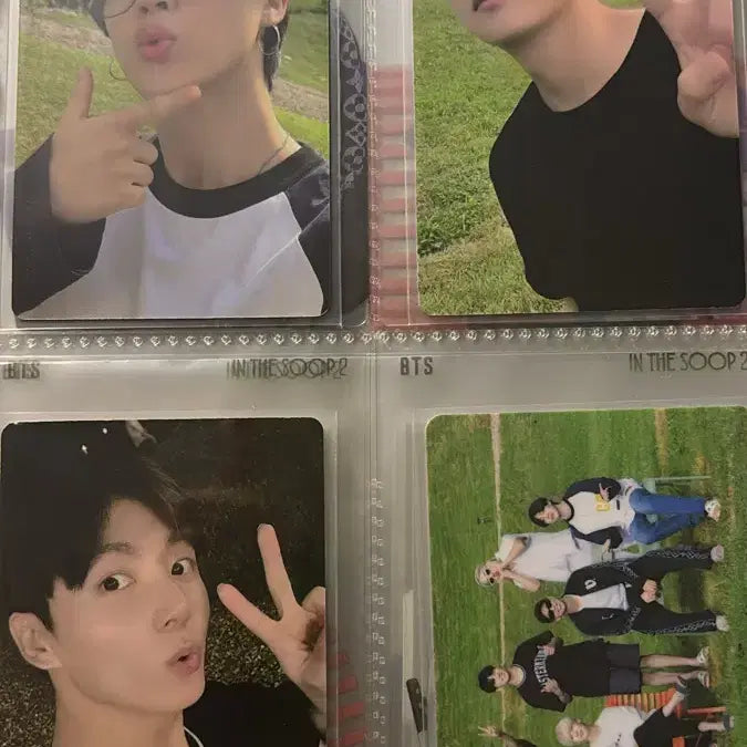 방탄 인더숲 1, 2 포카 전종 일괄