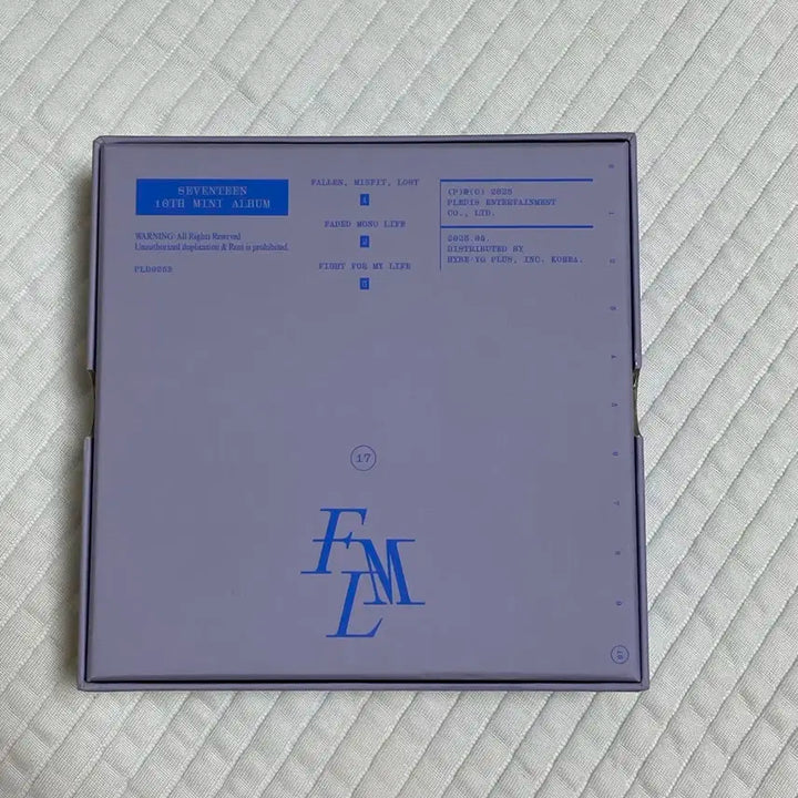 세븐틴 fml 앨범