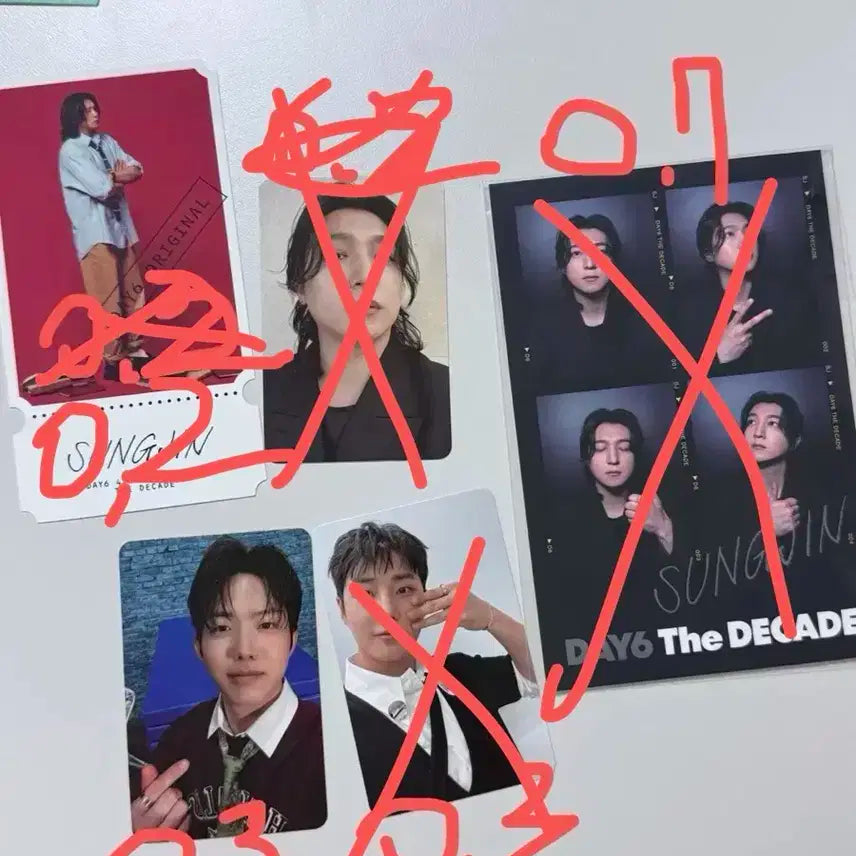 DAY6 The Decade 포토카드/티켓/4컷