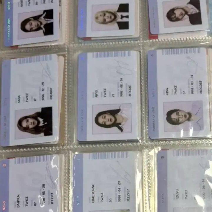 트와이스 사이언티스트 id카드 포카 세트 일괄