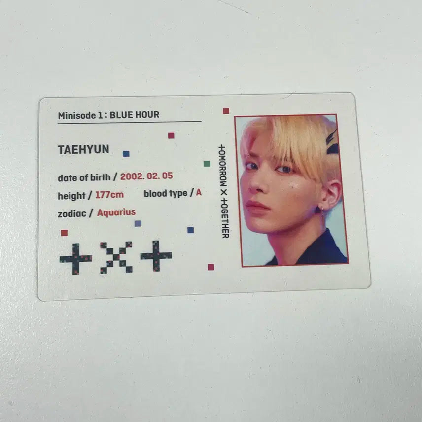 TXT 투바투 태현 미니소드1 블루아워 VR ver. 투명포카