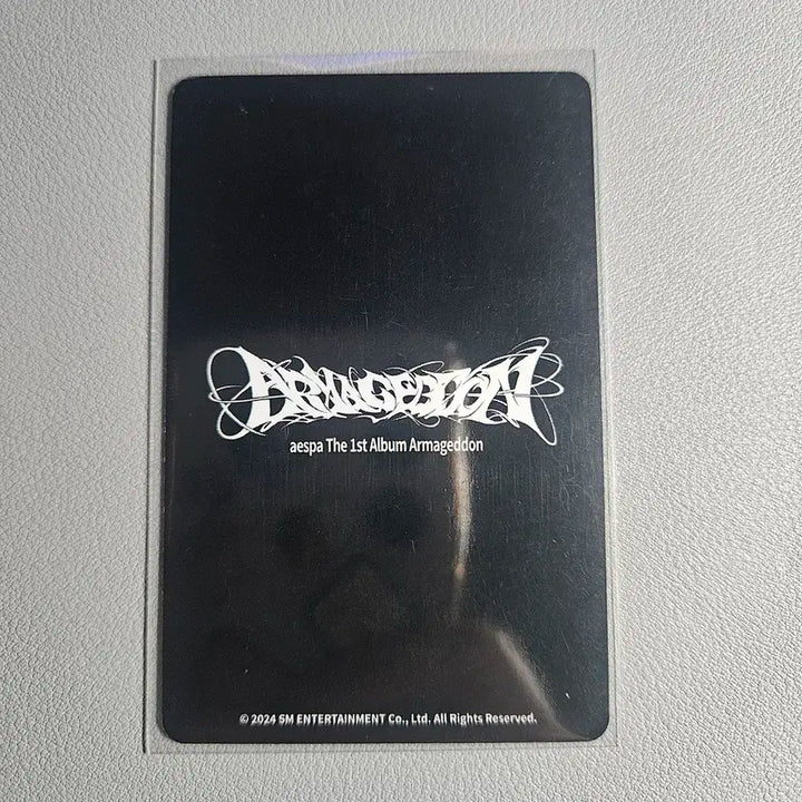 에스파 윈터 아마겟돈 md 엠디 포카 2장 일괄 판매