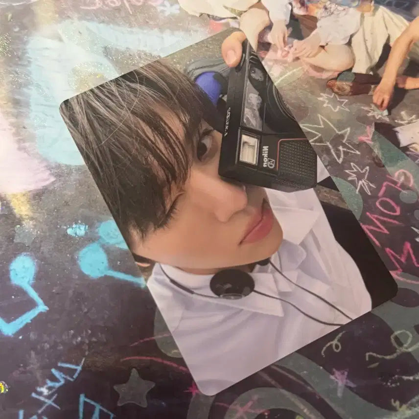 엔시티위시 컬러 포트북 초회한정 교복 시온 포카