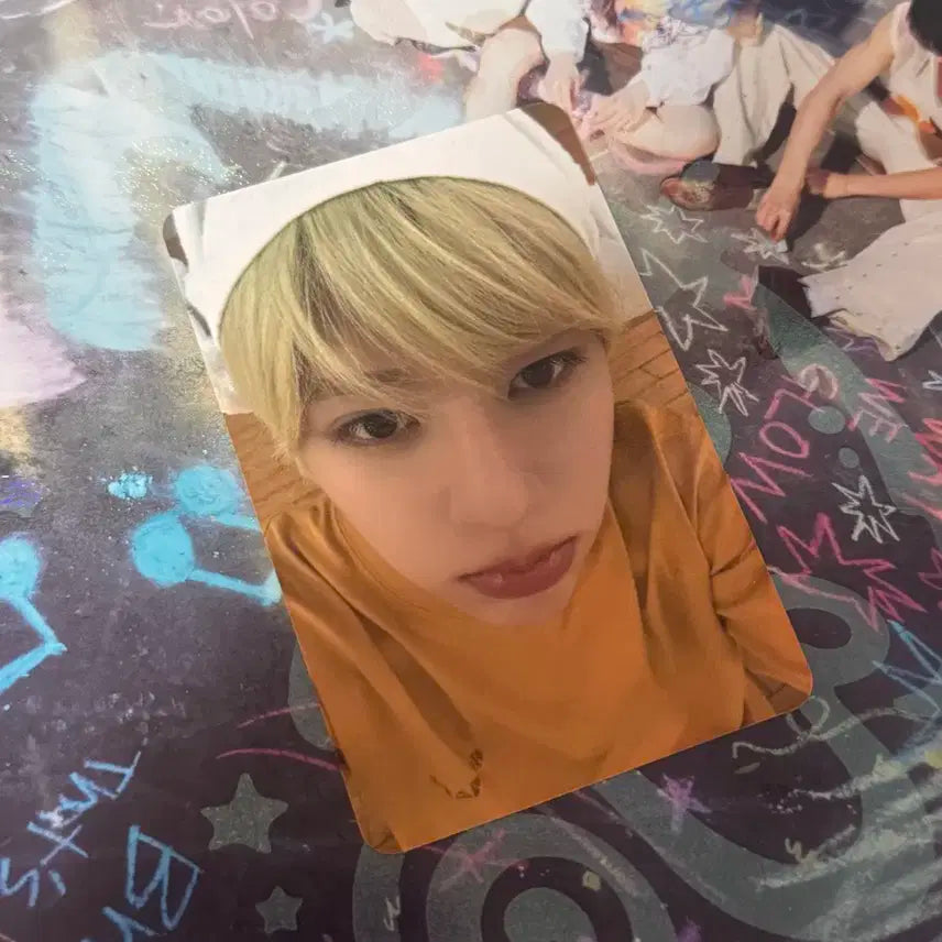 엔시티 위시 시온 찜질방 럭드 애플뮤직 포카