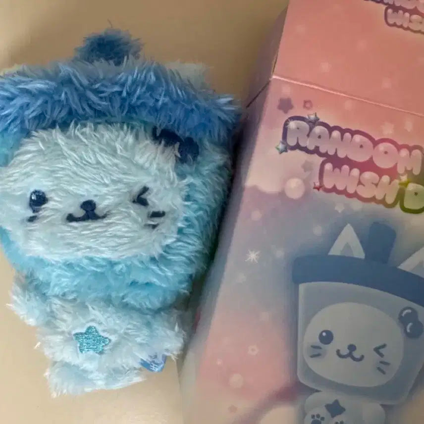 랜덤 컬러 위시돌 인형 블루