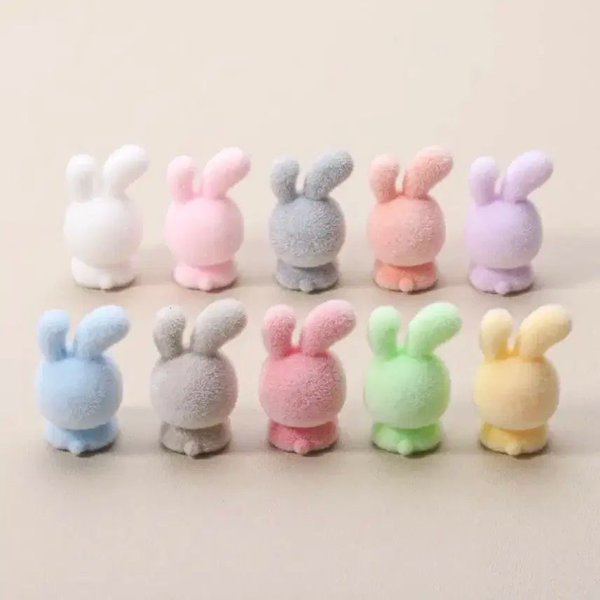 핸드메이드 수지 크라이베이비 토끼 피규어 오브제