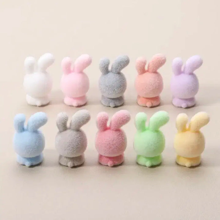 핸드메이드 수지 크라이베이비 토끼 피규어 오브제