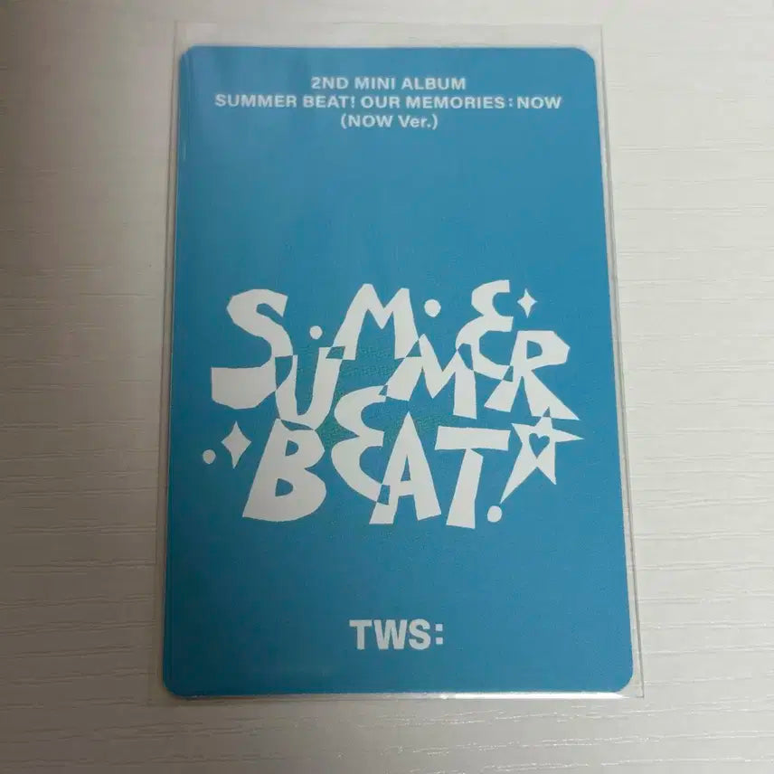 TWS 투어스 신유 포카 SUMMERBEAT
