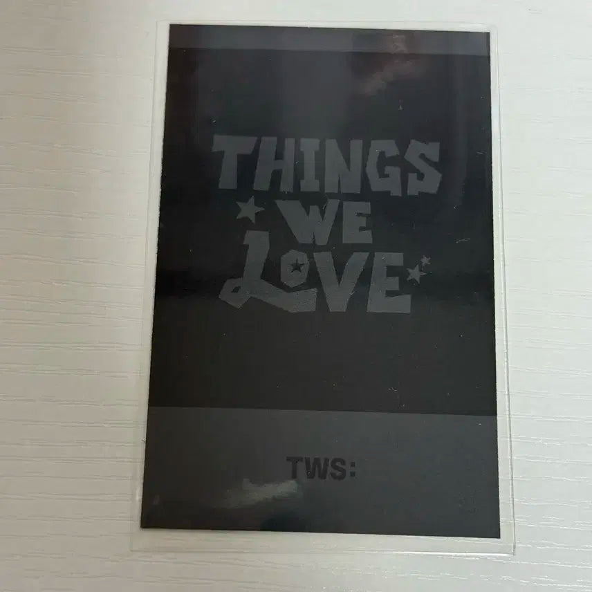 TWS 투어스 영재 포카 시즌그리팅