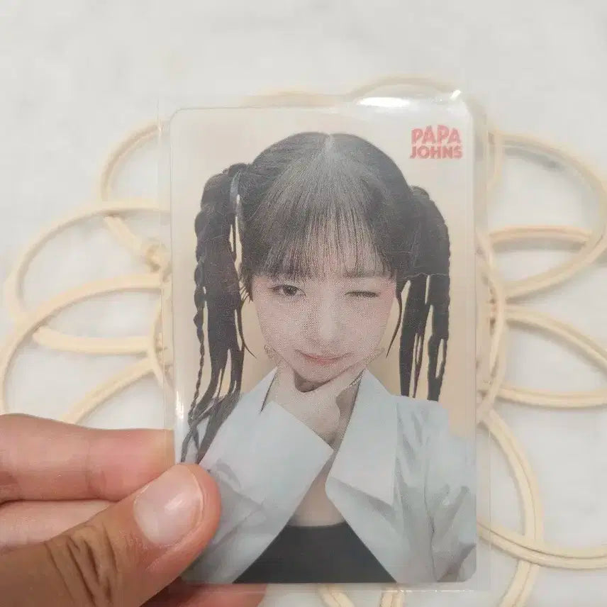 아이브 레이 파파존스 반투명 포카 팝니다!