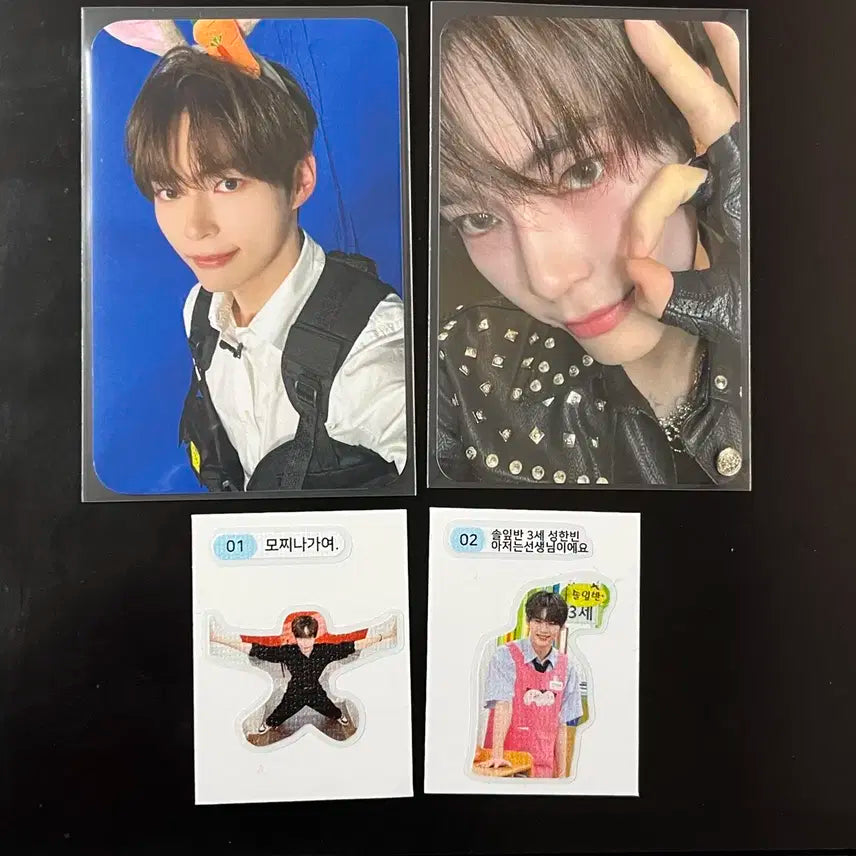 제로베이스원 성한빈 아이코닉 공방 포카 역조공 스티커 일괄 양도