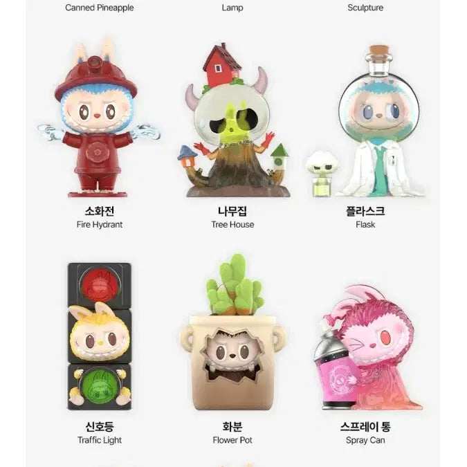 정품)라부부 어설픈작전 피규어- 플라스크