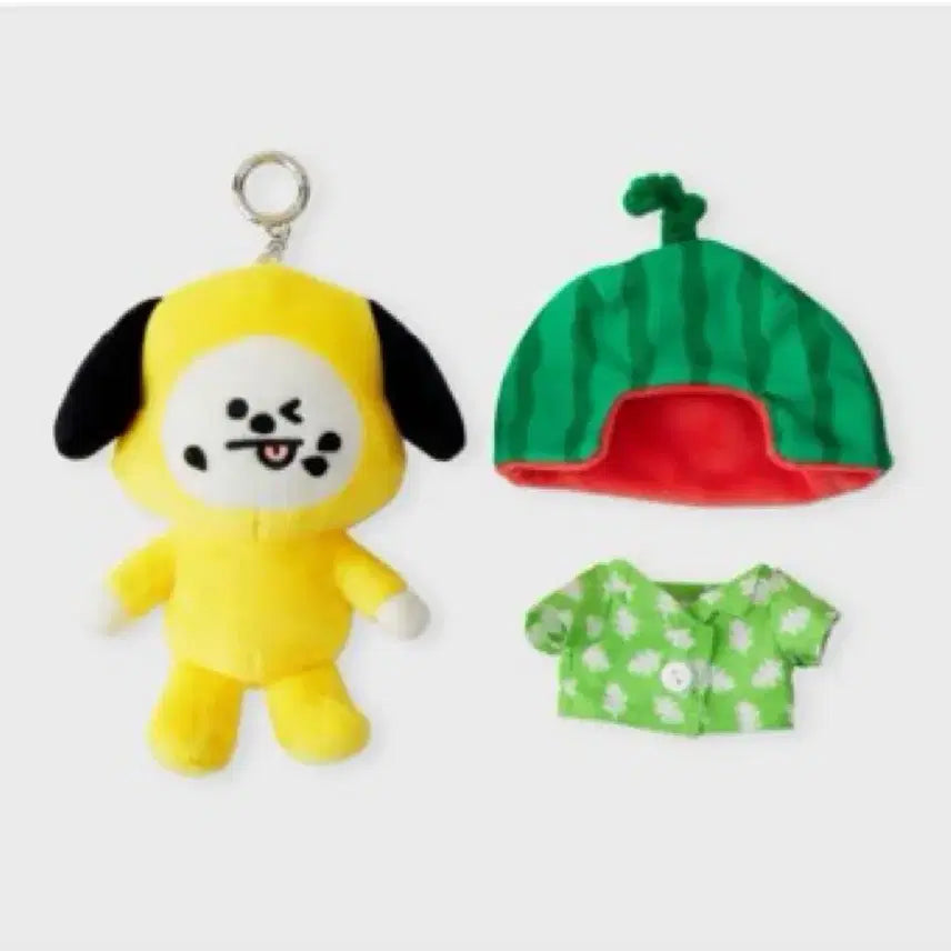 라인프렌즈 BT21 CHIMMY 썸머레인 인형 키링