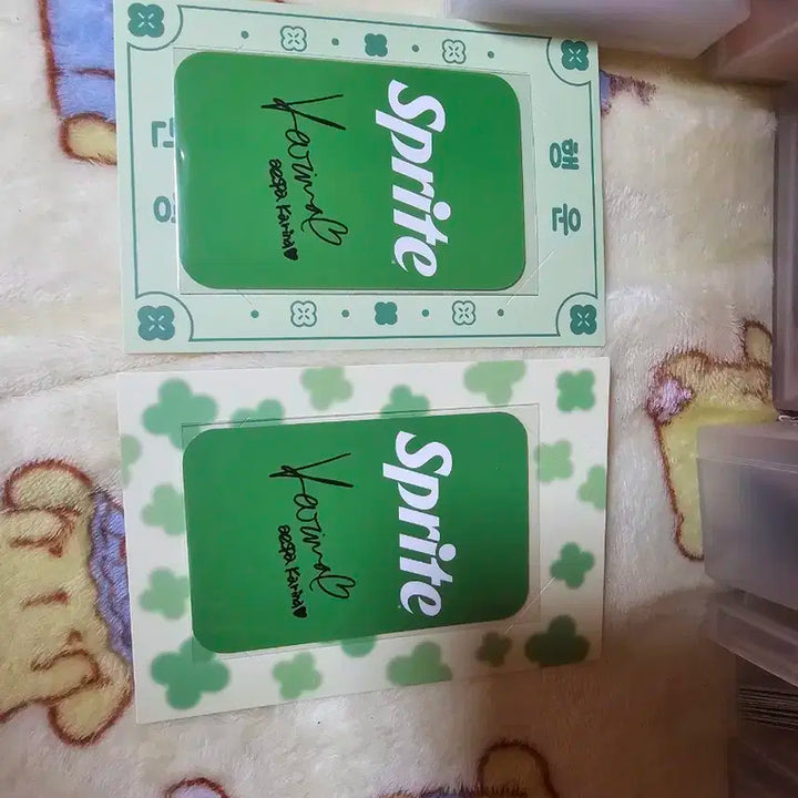 (공굿덤 이벤트중)에스파 카리나 스프라이트 포카 판매합니다