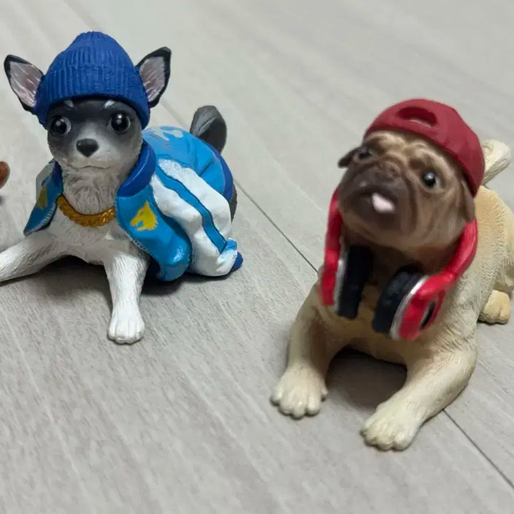 강아지 피규어 세트