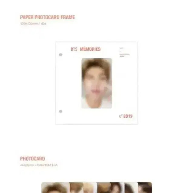 BTS 방탄소년단 2019 메모리즈 블루레이