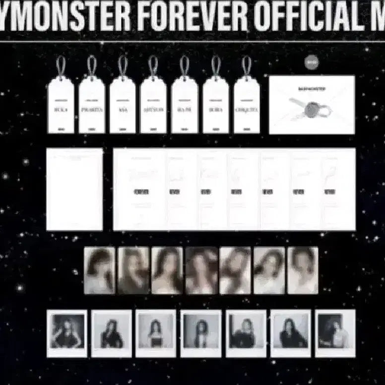 베이비몬스터 forever 포카세트 파리타